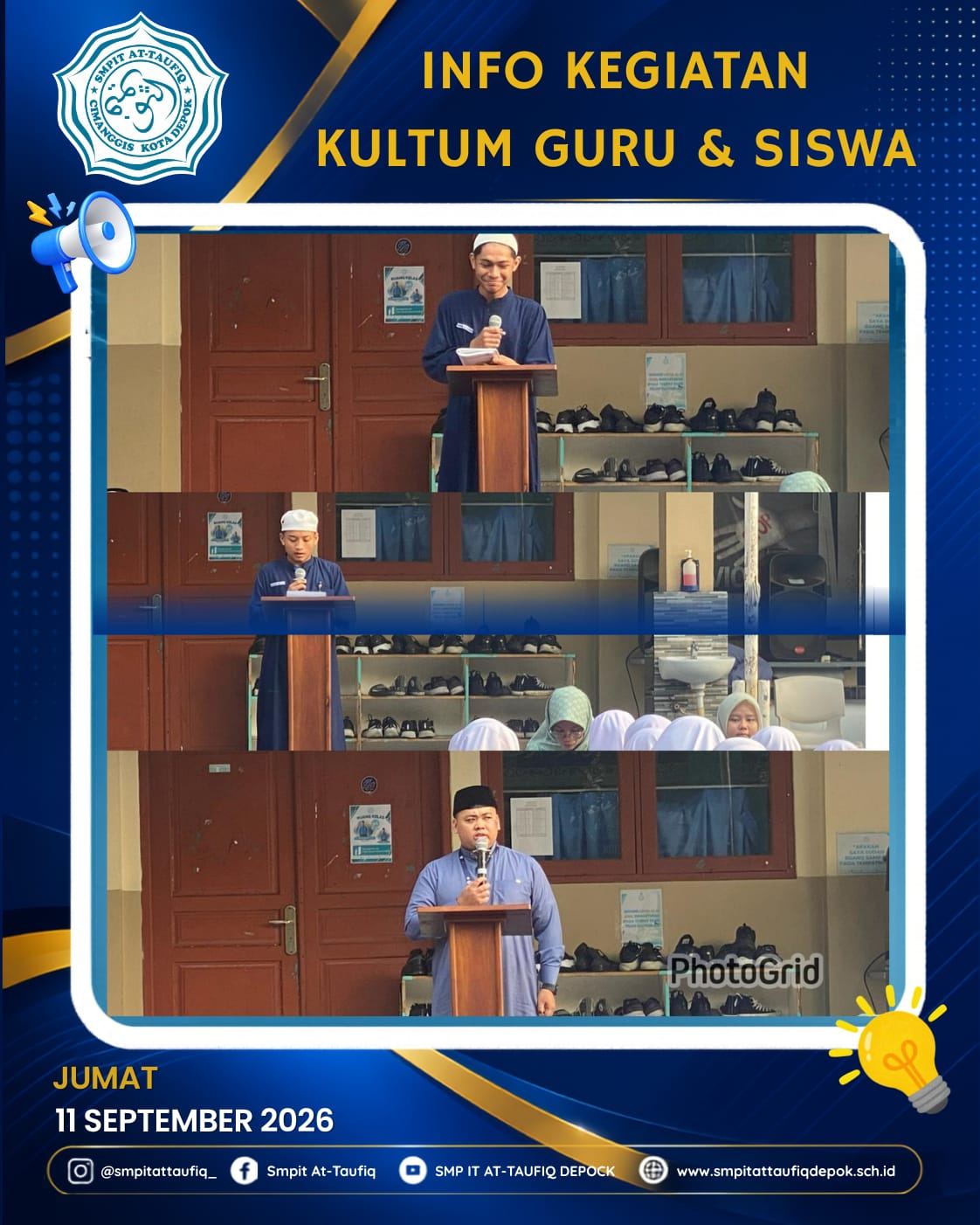 Kultum Jumat SMP IT AT-TAUFIQ: Menjaga Kebersihan sebagai Wujud Keimanan