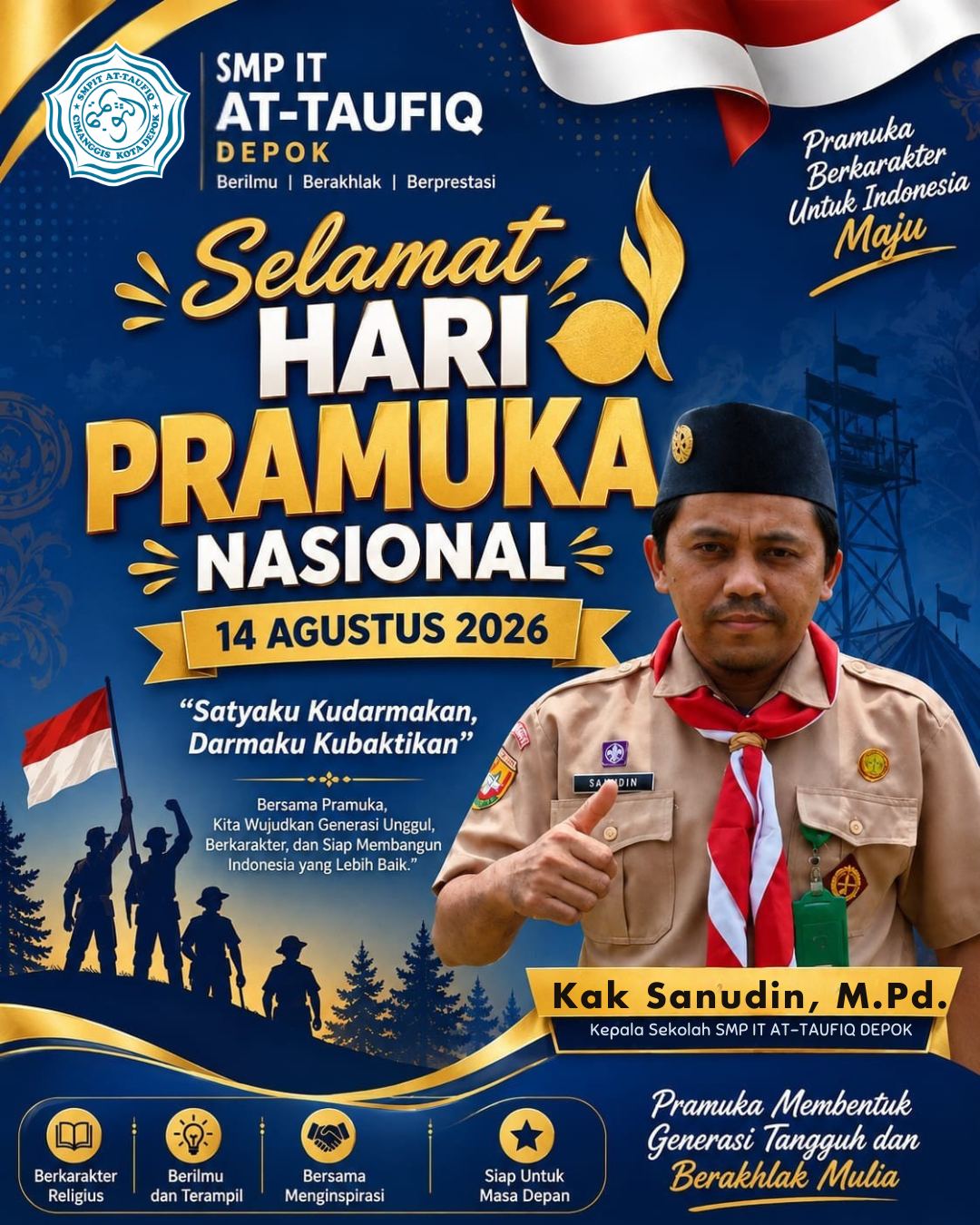 Upacara Hari Pramuka ke-65